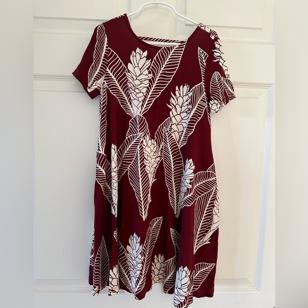 Sig Zane x Fighting Eel ginger print girls mini dress